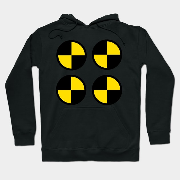 Crash test dummies Hoodie by  The best hard hat stickers 